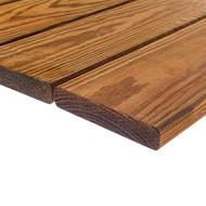 Lame terrasse yellow pine traité CL4 brun 27x145mm