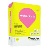 Enduit monocouche WEBERLITE G 34-015 pierre clair sac 25Kg