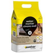 Mortier ultra rapide multi usages WEBER.CHRONO sac 5kg