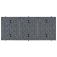 CADRE GALVA + 6 TAMPONS FONTE L3C D400 SANS LOGO