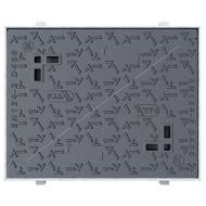 CADRE GALVA + 6 TAMPONS FONTE L3C D400 'TELECOM PLZ'