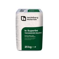CIMENT TECHNOCEM BLANC CEM II/B-LL CP2 32,5 R CE+NF SAC 25KG