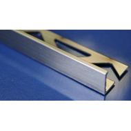 EQUERRE ALU CHROME BROSSE 2,5M H.10MM