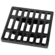 GRILLE FONTE CONCAVE PMR SQUADRA VERROUILLEE C250 720X720-600X600