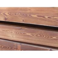 Poutre mélèze vapo-traité hachée brossée 140x180mm 8,00m