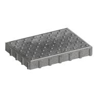 DALLE BETON PODOTACTILE TACTILGRIP 6 60X42X6CM NOIR PROFOND NF