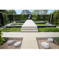 Lame terrasse accoya naturel lisse à visser 20x145mm 3,60m paquet 5