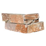 Parrement d'angle quartzite Z ROCK ANTIGUA jaune 15x20/40cm Ep.20-40mm