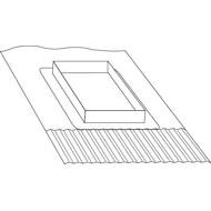 Abergement plomb plissé 35x35mm Ep.1mm naturel