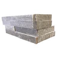 Parrement d'angle pierre Z DECO NONZA gris clair 15x20-40cm Ep.10-20mm
