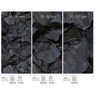 Paillage minéral ardoise noire 30/80 mini bag 250 kg