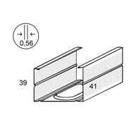 Montant métal 90/40 3,20m