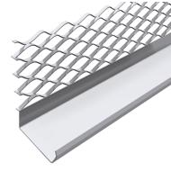 Profilé arrêt bas métal perforé enduit 19mm 3m -RS3