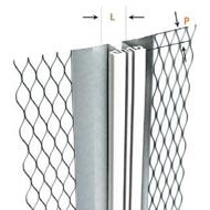 Profilé de dilatation PVC blanc Ep.enduit 10mm 2,50m