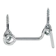 Crochet de contrevent à cheviller zingué 50mm Ø3mm