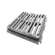 GRILLE FONTE CARREE CONCAVE PMR ELITA CO 60 C250 615X615-500X500 NF