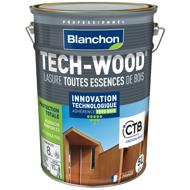 Lasure bois TECH-WOOD aspect satiné chêne moyen bidon 5L