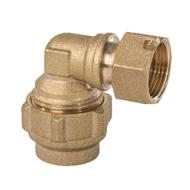 Coude femelle 90° écrou libre pour PVC/PE U-CAN UL CEP