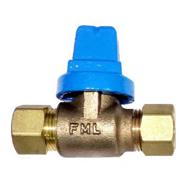 Robinet d'arrêt FAH DN20 raccord torique Ø25 111