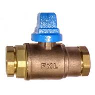 Robinet d'arrêt FAH DN32 raccord torique Ø40 111