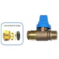 ROBINET PRISE LATERALE FAH DN20 40/3 PB RACCORD PLAT Ø25 110H
