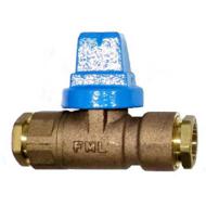 Robinet d'arrêt FAH DN20 raccord plat Ø25 111H