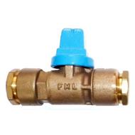 Robinet d'arrêt FAH DN25 raccord plat Ø32 111H