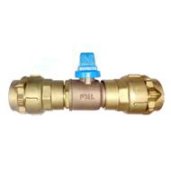 Robinet d'arrêt FAH DN40 raccord plat Ø63 111H