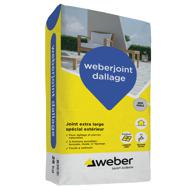 Mortier joint WEBERJOINT DALLAGE gris perle sac 25kg