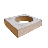 BUSE DE RACCORDEMENT POUR CONDUIT INOX Ø20CM H.7CM L29,5CM L.28CM
