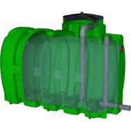 Cuve eau de pluie PE PACK'EAU RETENTION 5000L