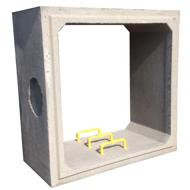 REHAUSSE BETON POUR REGARD 1200X1200 H90CM AVEC ECHELONS