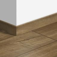 Plinthe bord droit chêne vieilli gris brun 1850 12x58mm 2,40ml