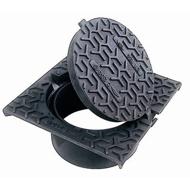 REGARD FONTE BRANCHEMENT HYDRAULIQUE CADRE CARRE REHAUSSE PVC Ø250 NF