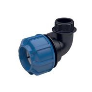 Coude 90° à compression de transition taraudage MAGNUM