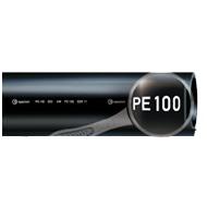 Tube PEHD PE100 EGELEN® barre PN10 SDR17 tout noir