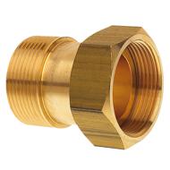 RACCORD 2 PIECES LAITON FILETAGE 26/34 ECROU LIBRE 26/34
