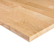 Panneau lamellé collé abouté lamelles 40 chêne 40x4050x950mm