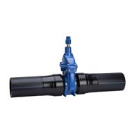 Vanne PE100/PE100 AVK DN040 FAH PE Ø050 carré 30x30