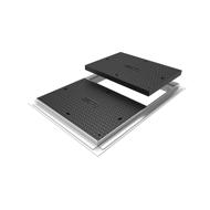 Cadre acier ULTIMA 1000x1000mm avec 4 tampons composite C250