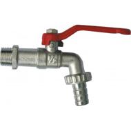 Robinet à sphère mâle 20/27 nez 20/27 PMS10 réf:100P