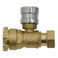 Robinet D01VMD raccord Ø25mm écrou libre 20/27 inviolable