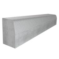 BORDURE BETON T2 BIAISE GAUCHE GRISE 1M