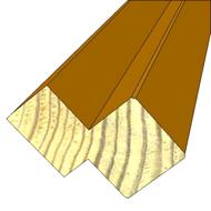 Angle mixte mélèze gris 102 67x55mm 3,60m paquet(s) 2