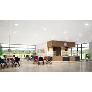 Dalle plafond soft BLANKA X bord X 204802 22mm 120x60cm