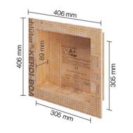 NICHE PREFORME KERDI-BOARD-N MURALE 305 305MM H.305MM 8,9MM EP.12,5MM