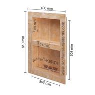 NICHE PREFORME KERDI-BOARD-N 305MM H.508MM 12,5MM EP.12,5MM