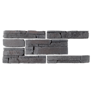 Parement Rocky Mountain anthracite 42/21cm H.15/7,5cm Ep.3cm