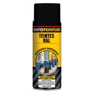 Peinture PRO satiné noir ral 9005 aérosol 400ml