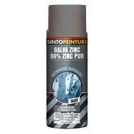 Peinture galva zinc solvanté mat gris aérosol 400ml
